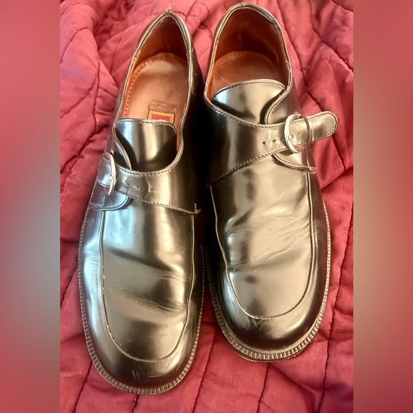 COLE HAAN Men’s City Glossy Black Leather Brogues! Sz 10.5! - Picture 7 of 7